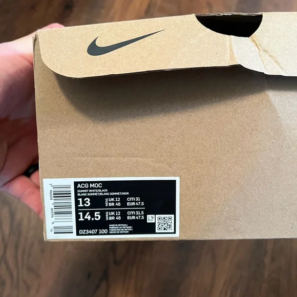 Nike ACG AIR MOC Summit White Black Anthracite - Picture 9 of 10